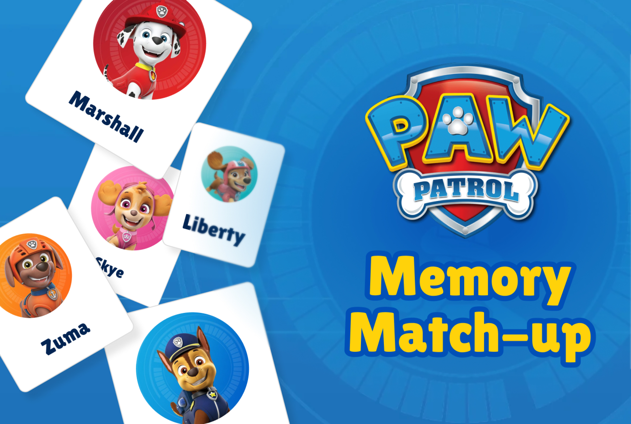 Online Games, Paw Patrol Memory Game