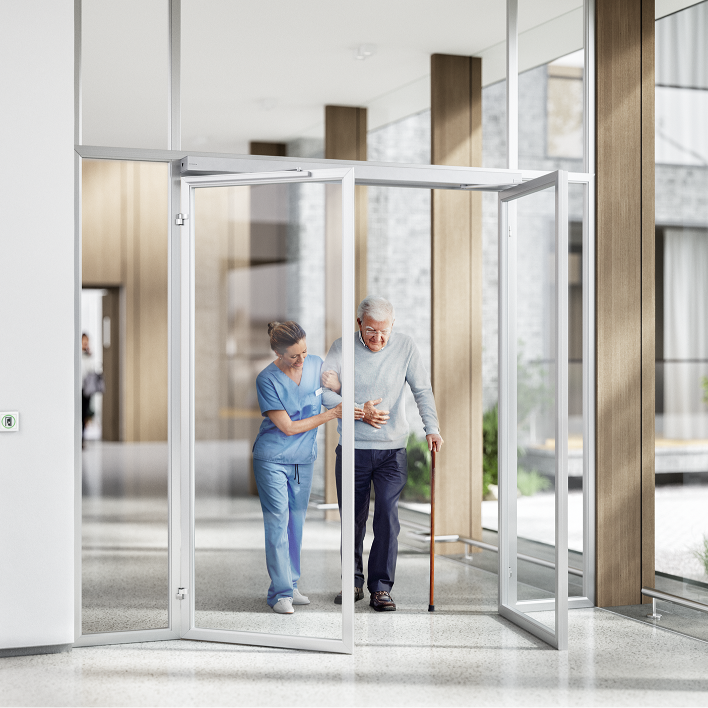 Automatic Swing Door UPS Battery Backup