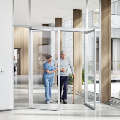 Automatic Swing Door UPS Battery Backup