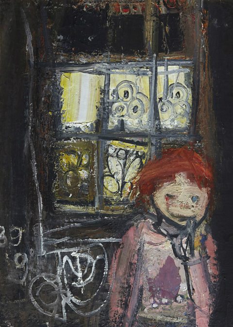 Joan Eardley, Child before Tenement Window