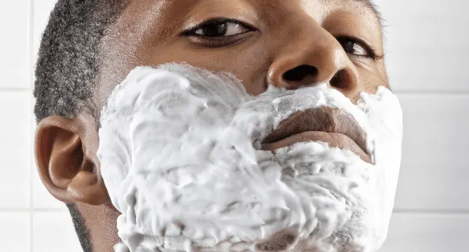 You usually lather up with cream before shaving, ever wondered why?