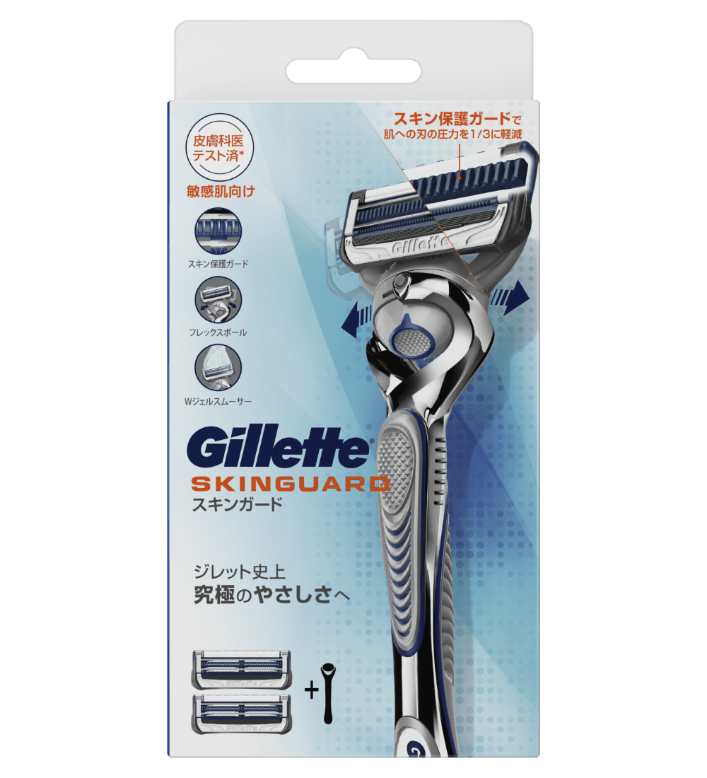 Gillette SkinGuard 電動剃刀 6個入 Gillette SkinGuard 電動剃刀 6個入 敏感皮膚適用的SkinGuard 男士剃鬚刀