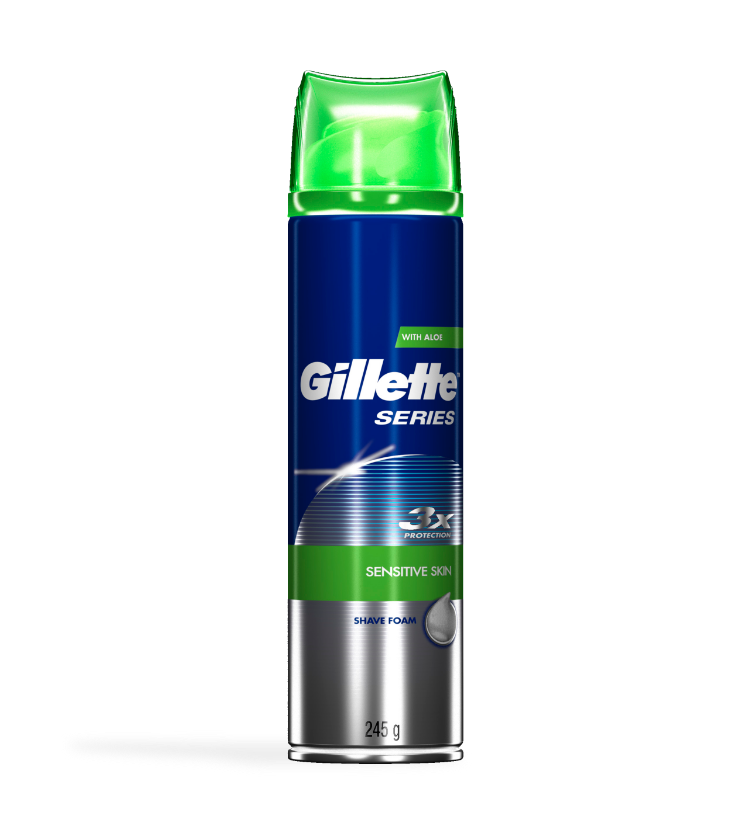 Gillette Series Sensitive Shaving Foam