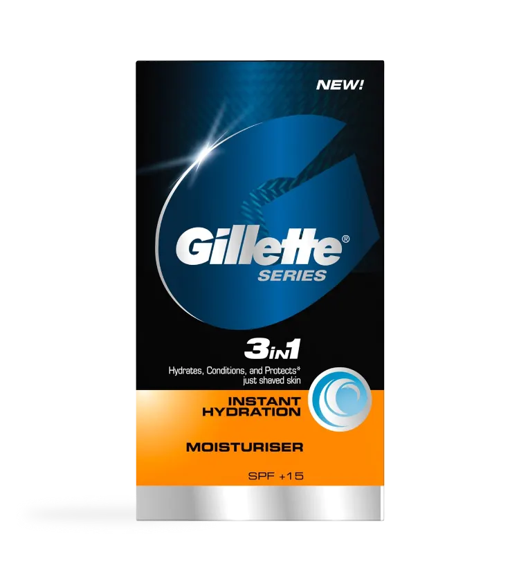 Gillette Series 3-in-1 instant hydration spf15 moisturiser