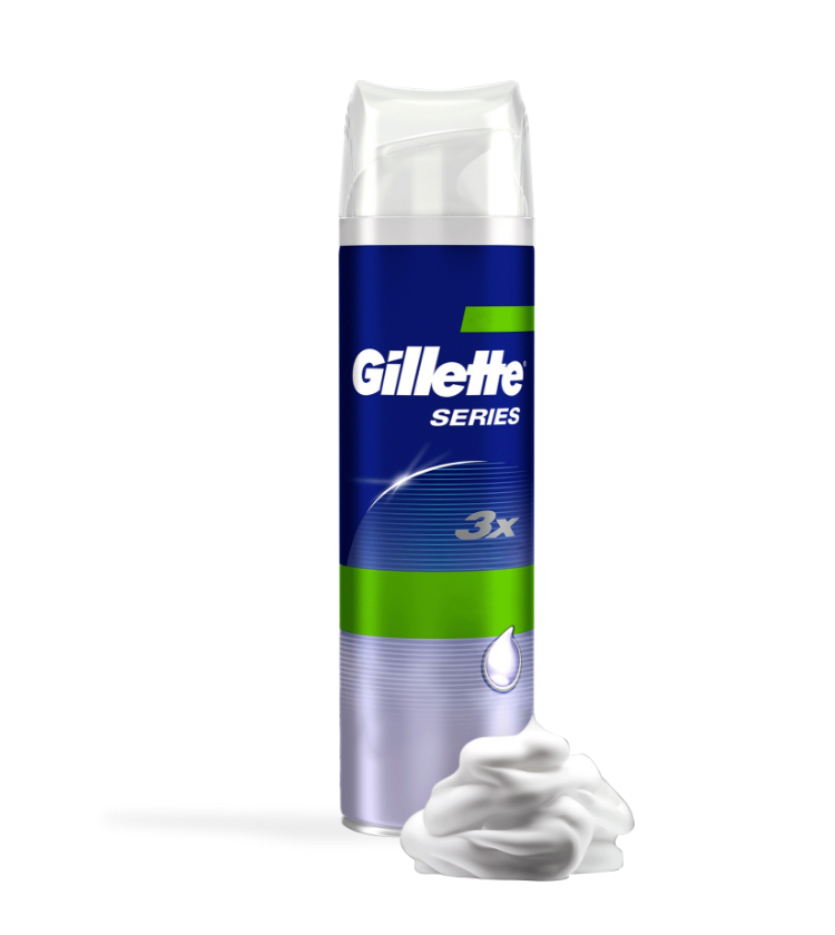 gillette shaving foam sensitive skin