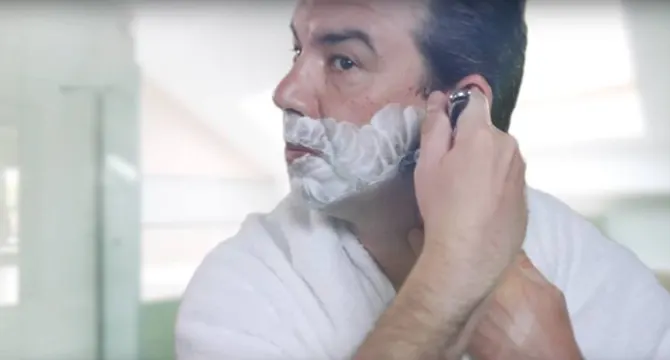 Keep your razor clean for a perfect shave.