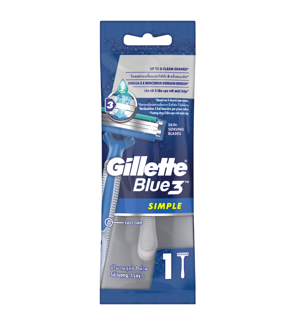 gillette blue 3 1s