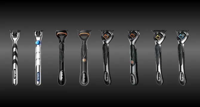 The look and feel of your Gillette razor handle is not a gimmick.