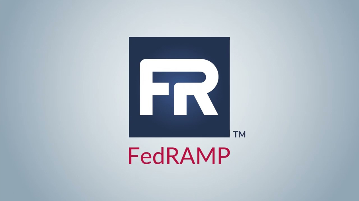 FedRAMP logo on gray background