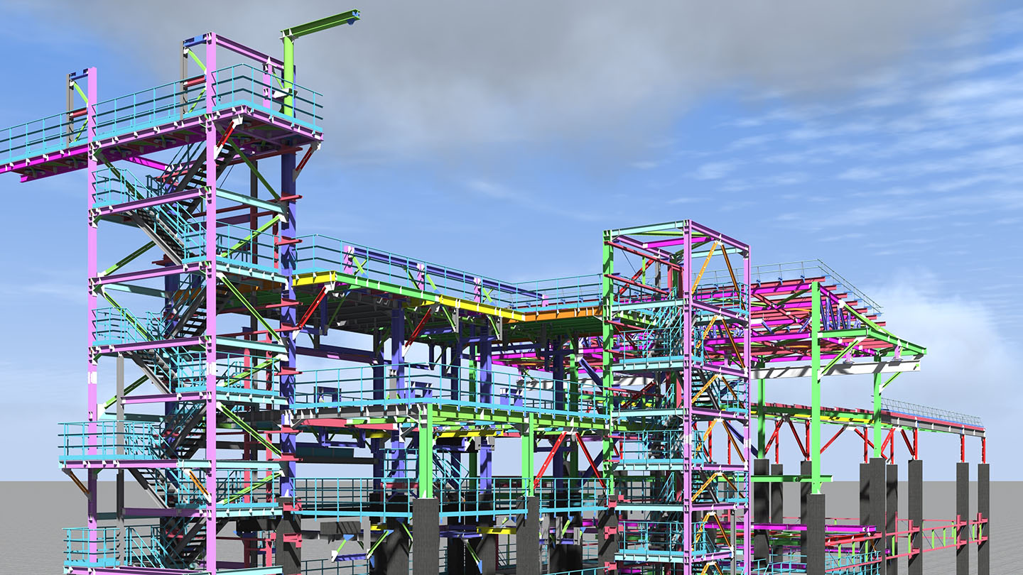 BIM model of building