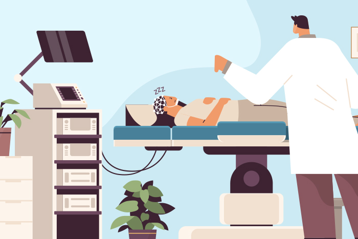 How is sleep apnea diagnosed and treated? - Image