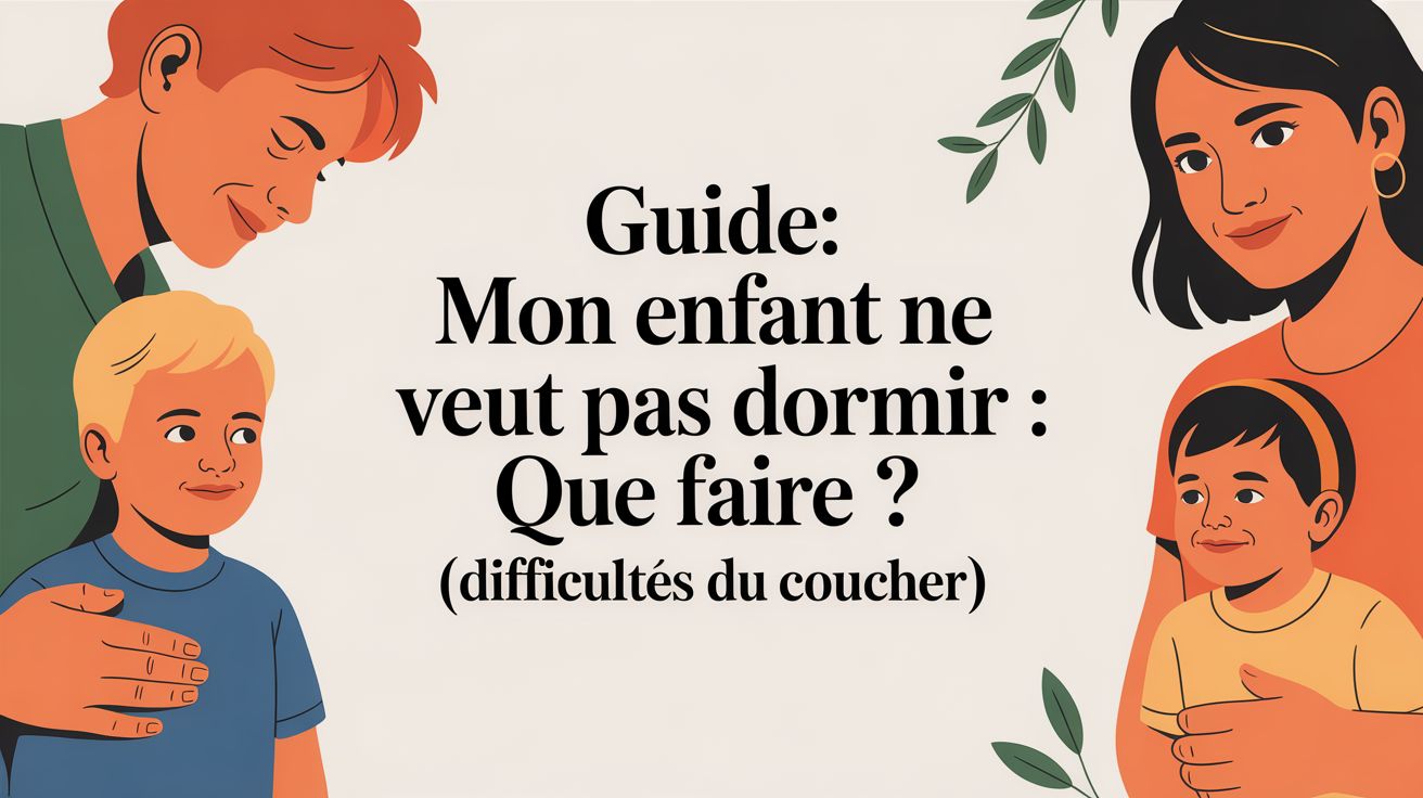 Guide: mon enfant ne veut pas dormir : que faire ? (difficultés du coucher)