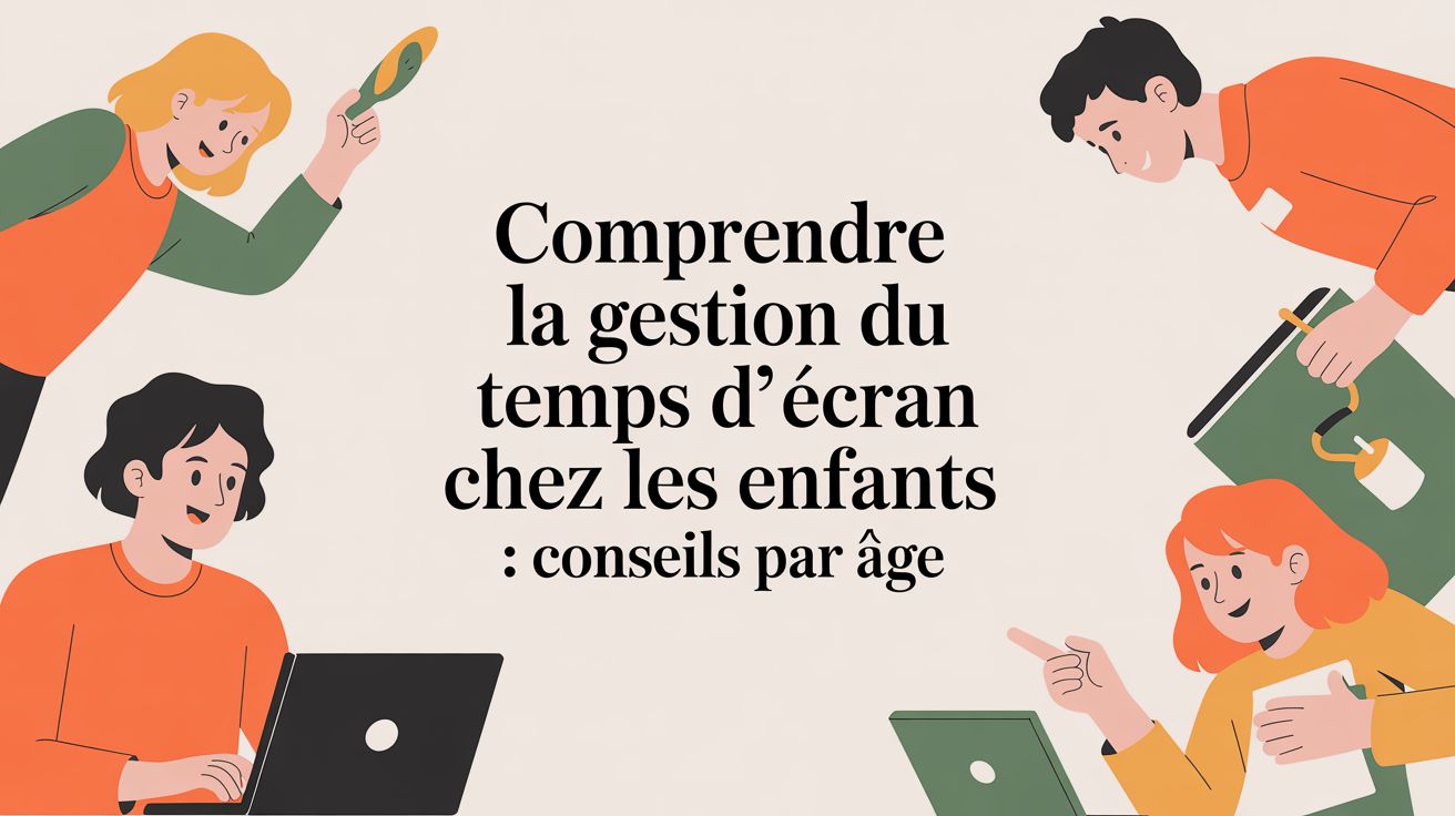 Gestion du temps d’écran chez les enfants : conseils par âge