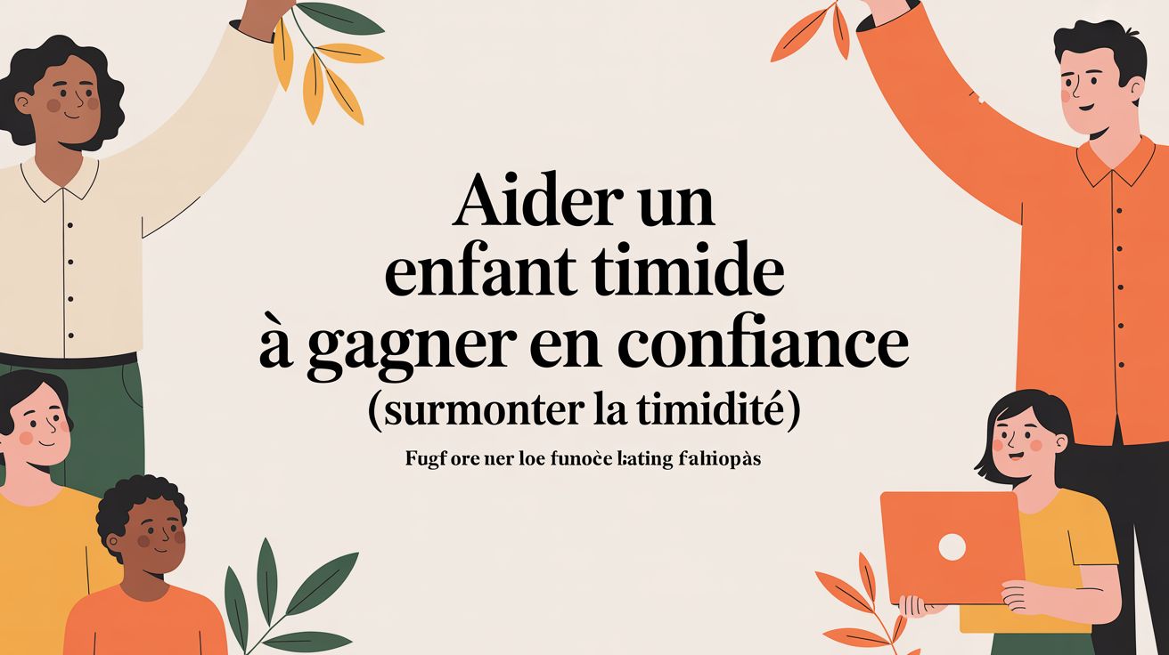 Aider un enfant timide à gagner en confiance (surmonter la timidité)