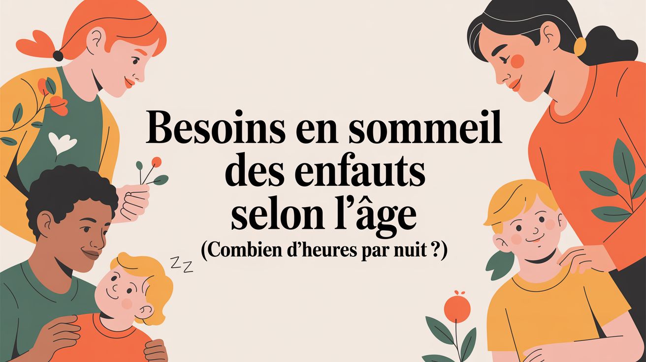 Besoins en sommeil des enfants selon l’âge (combien d’heures par nuit ?)