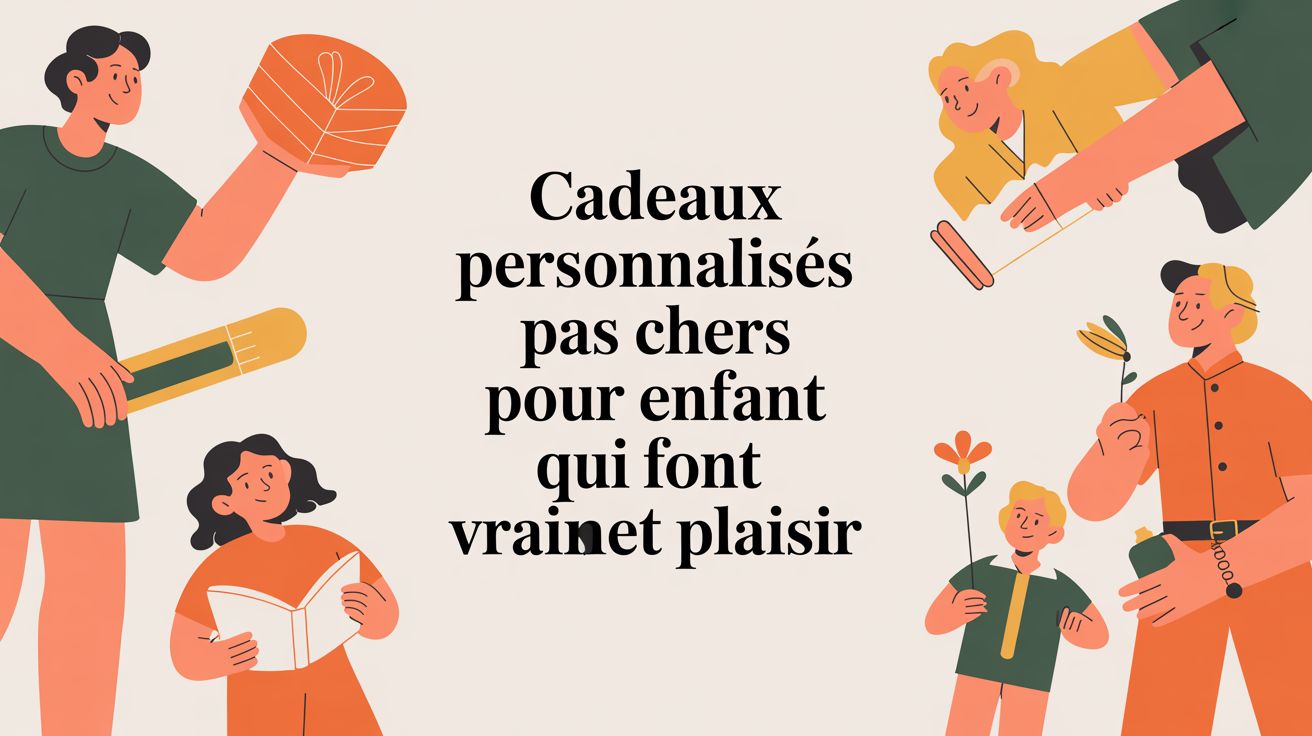 Cadeaux personnalisés pas chers pour enfants qui font vraiment plaisir