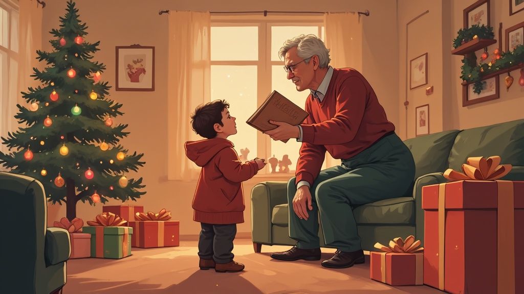 Le cadeau noel pour grand parent idéal et touchant