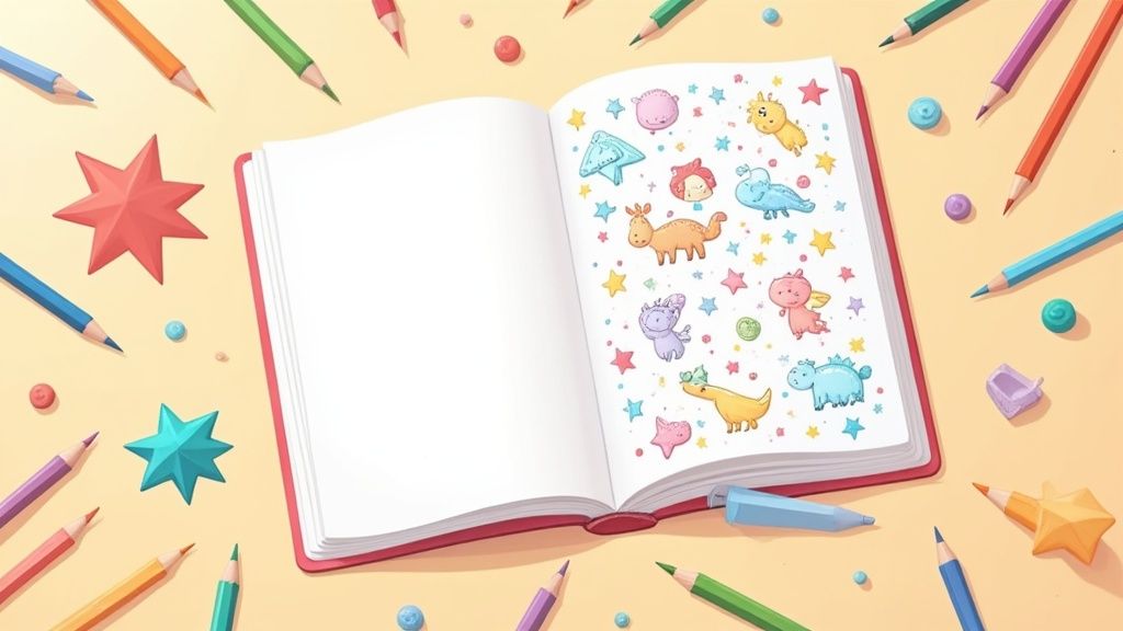 Le meilleur cahier de dessin enfant pour sa créativité