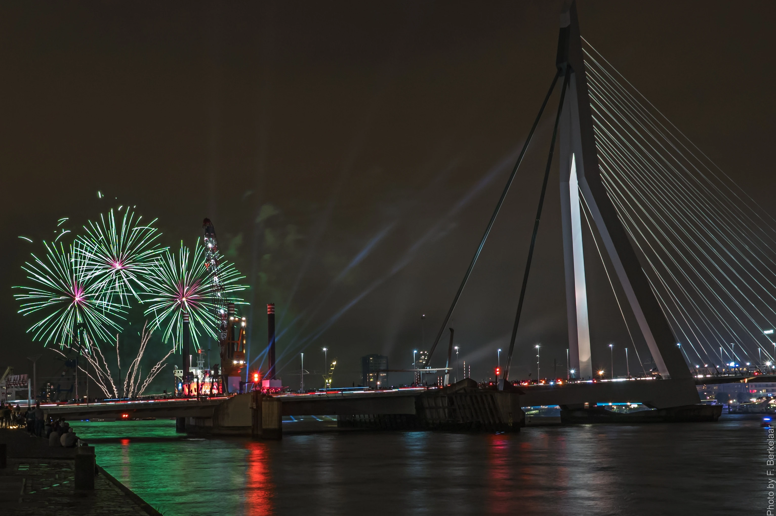 Fireworks in Rotterdam