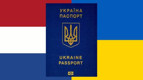 Vlag Nederland en Oekraïne