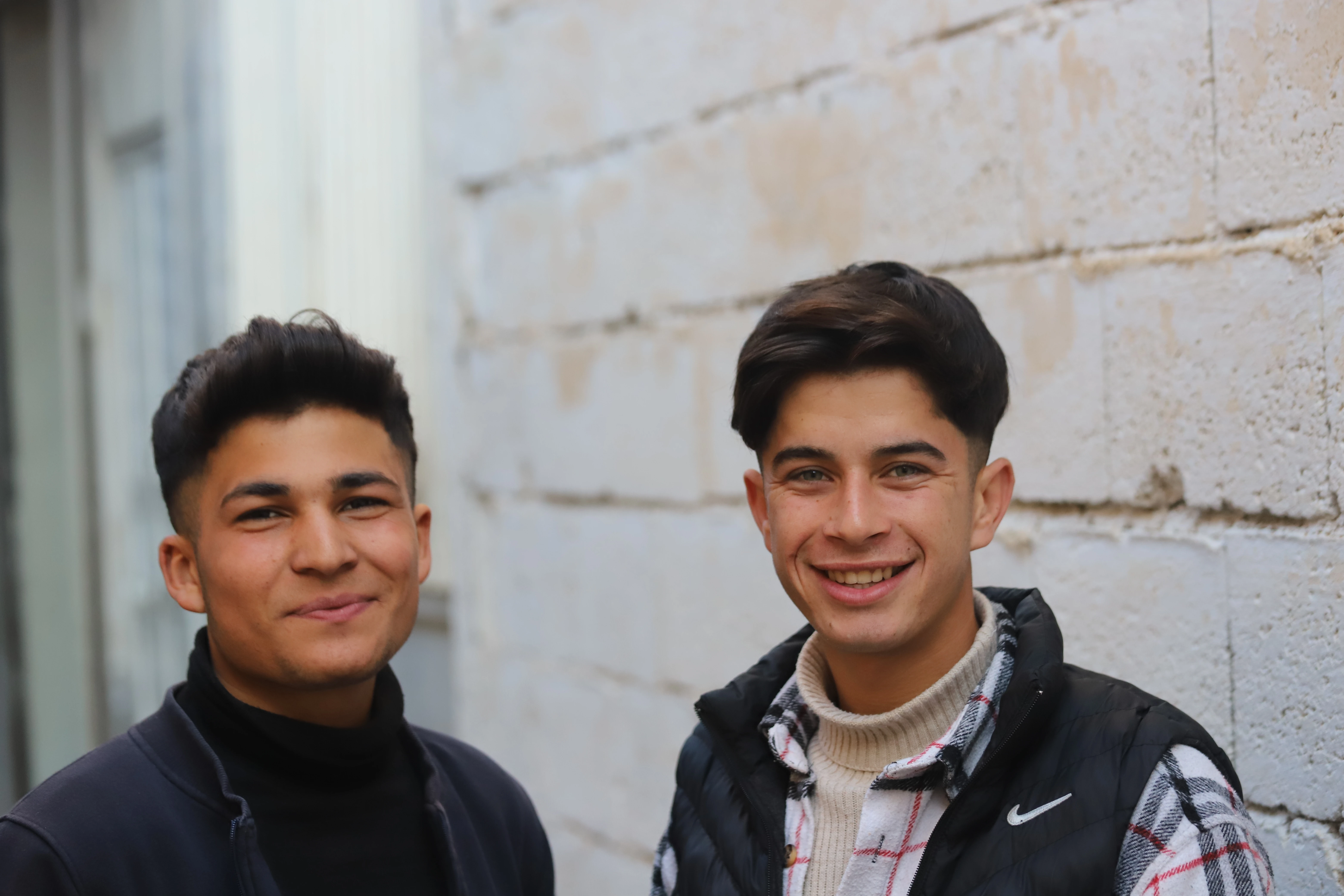 Syrian boys on the streets of Turkey after the pandemic. Daily life in Urfa.