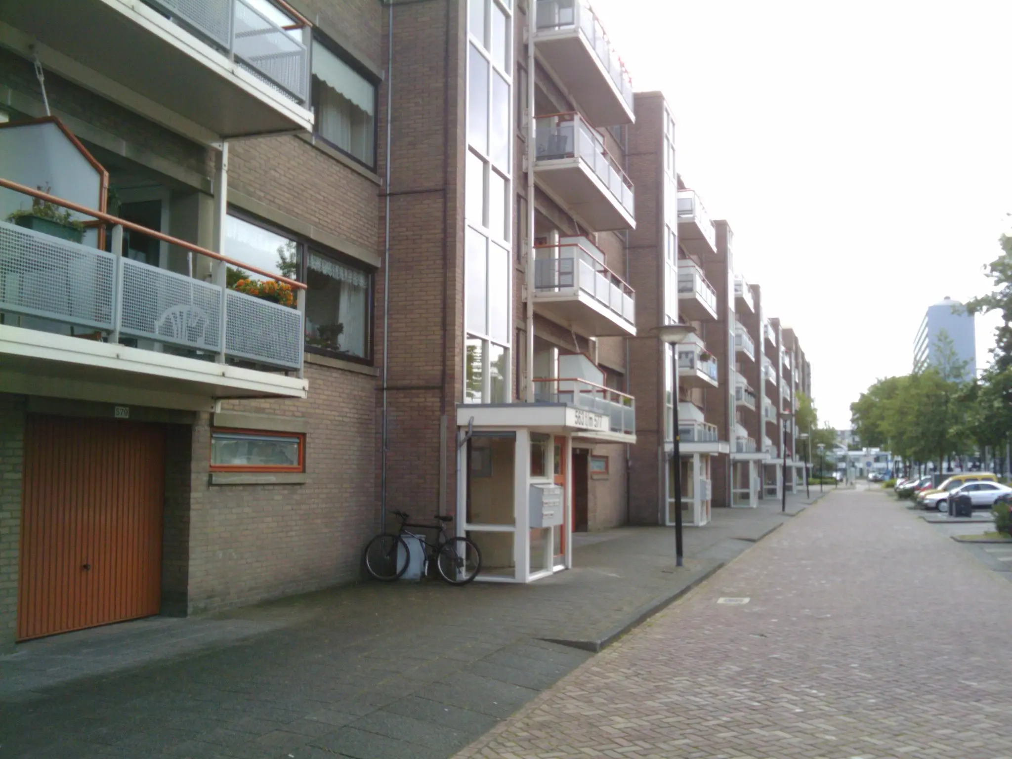 A row of social housing.