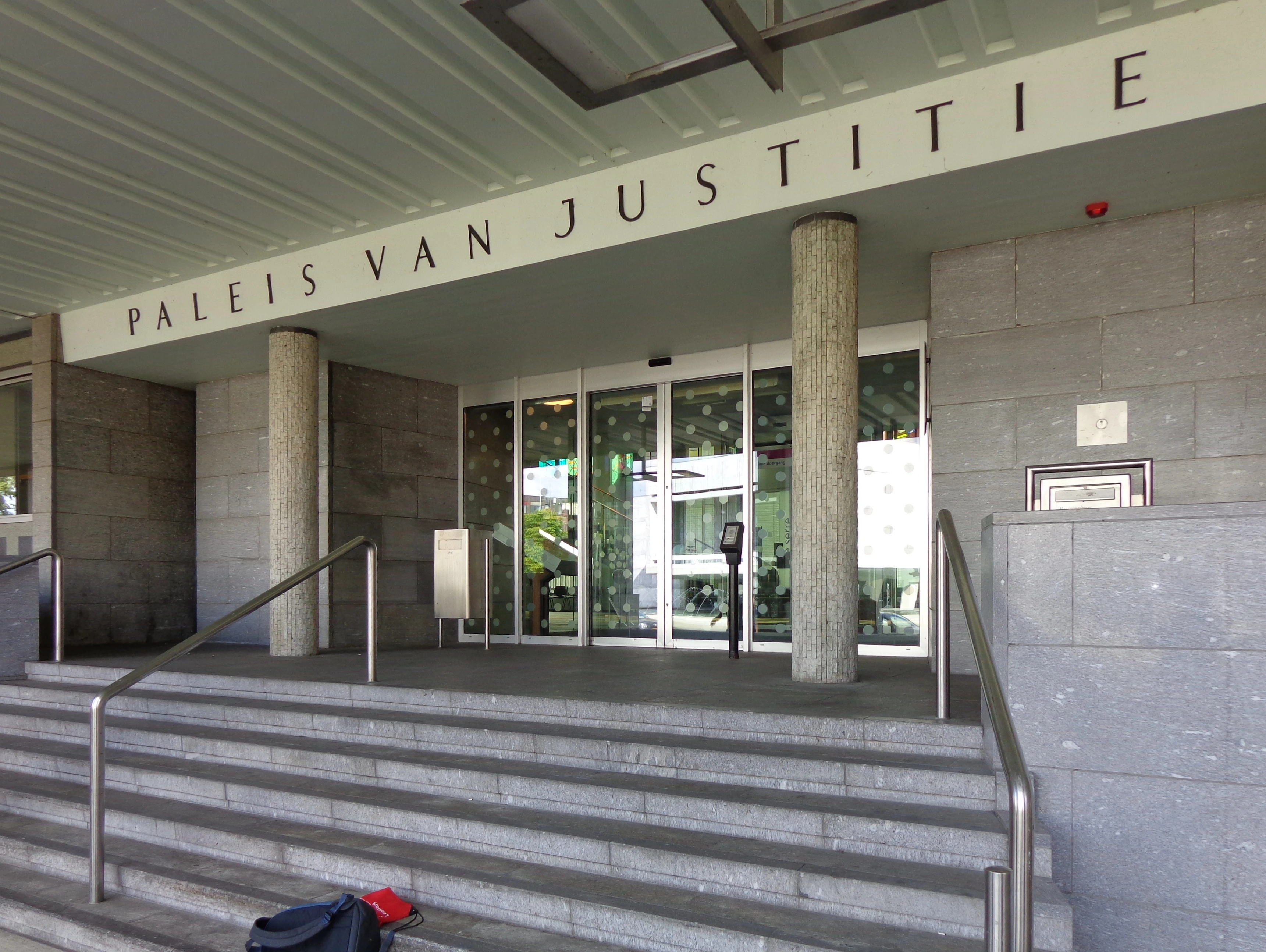 Entrance to the Palace of Justice in Arnhem