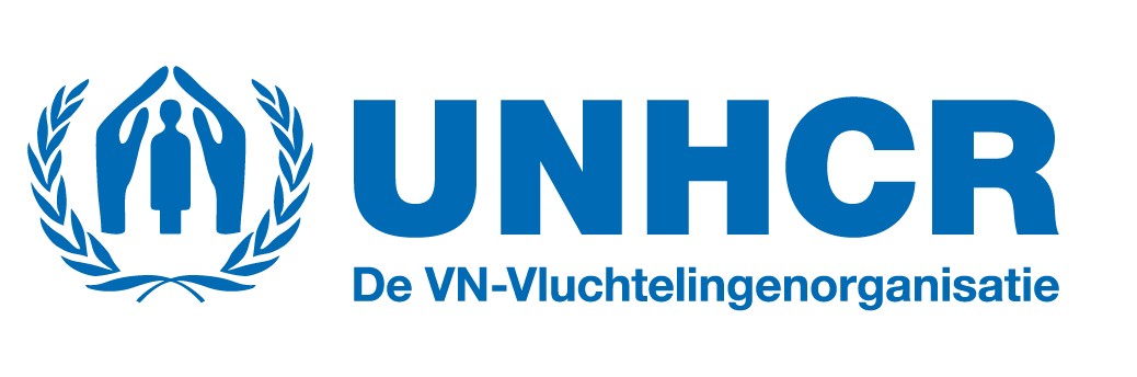 UNHCR Nederland's logo.