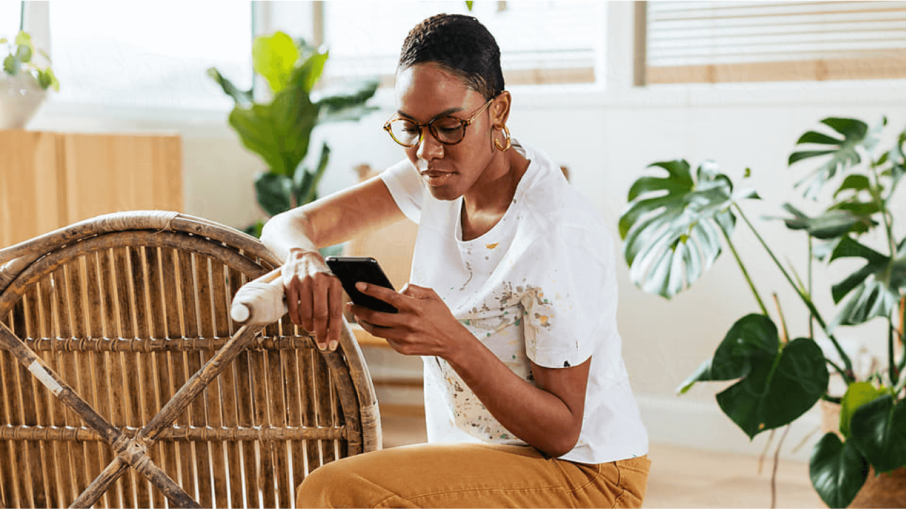 Money app connection steps.