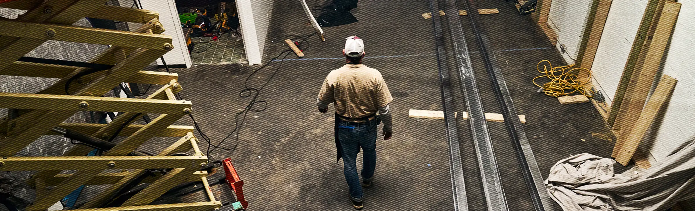 man in factory
