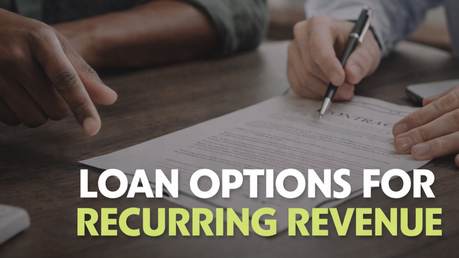 Recurring revenue loans: how they work & who qualifies | Blog
