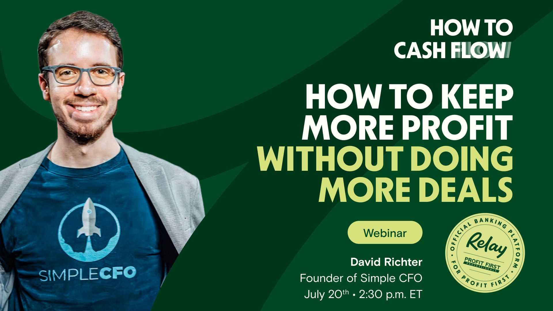 David Richter - How to Keep More Profit - Header Image - Relay