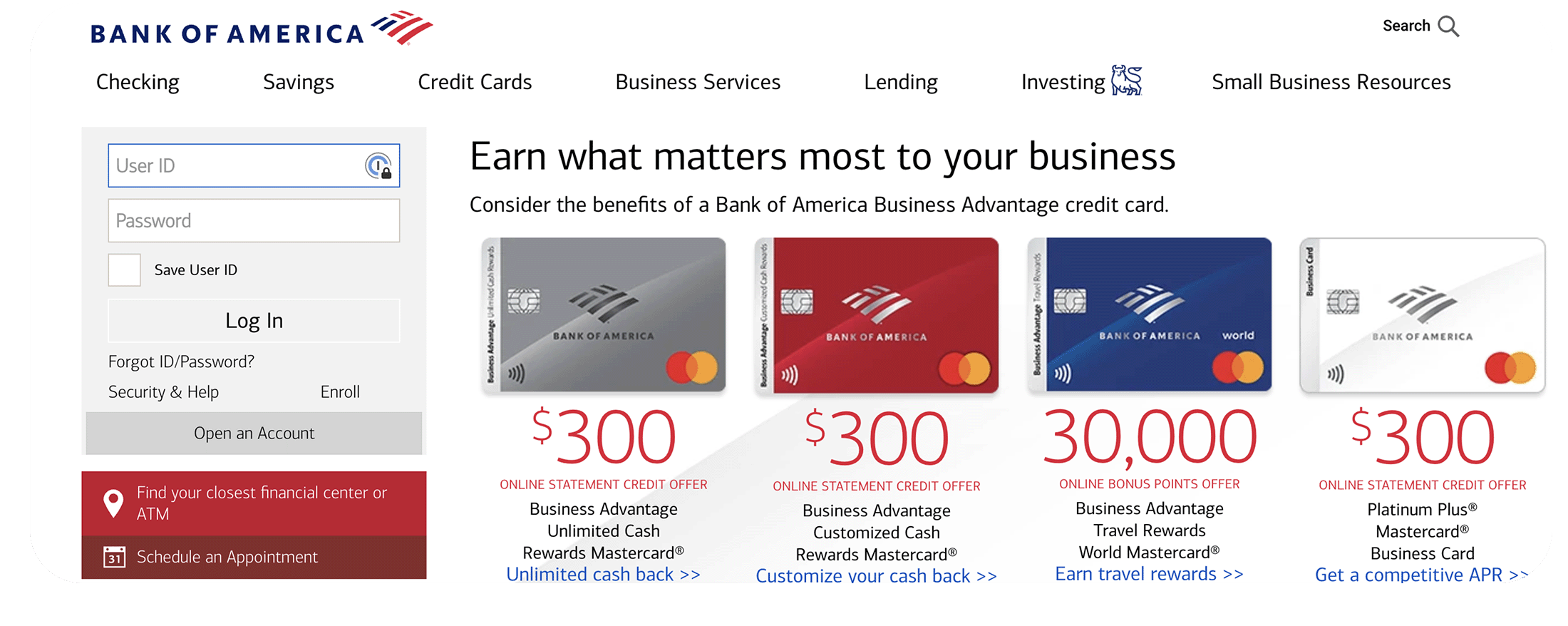 Bank of America, a Novo alternative