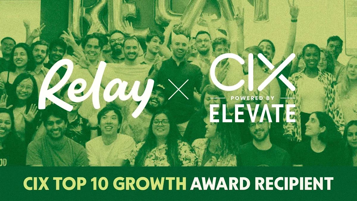 Cover Image for Relay selected as a CIX Top 10 Growth Award winner, recognizing the most innovative tech companies in Canada