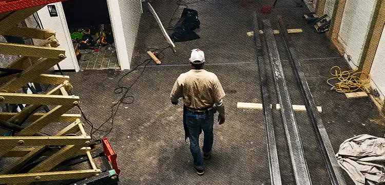 man in factory