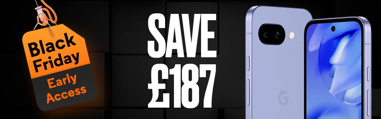 Google Pixel 9a - now from £10.44 a month