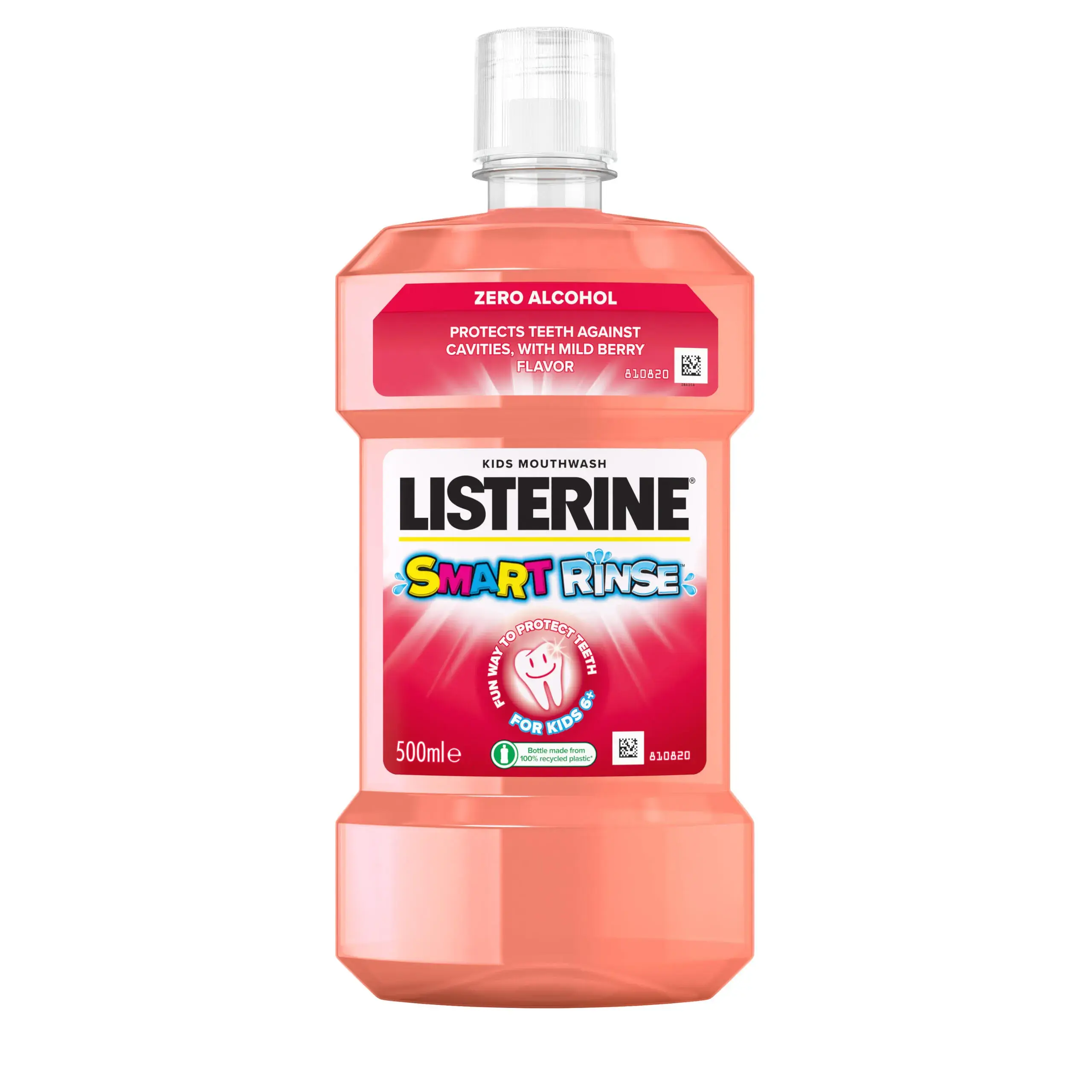 Płyn do płukania jamy ustnej dla dzieci LISTERINE® Smart Rinse, butelka 500 ml​