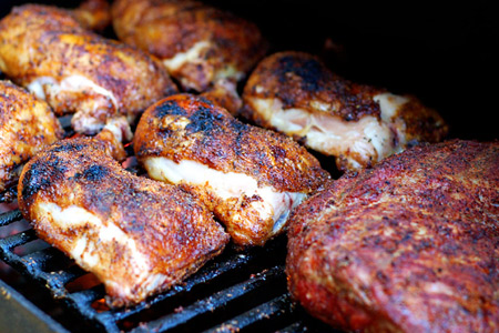 Reverse-Sear Tri-Tip & Chicken