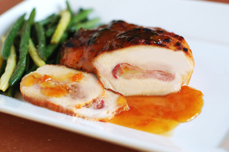 Grilled Chicken Cordon Bleu