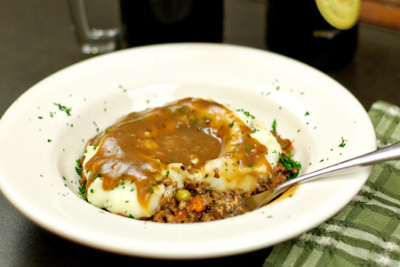 Shepherd's Pie with Porter & Shallot Gravy