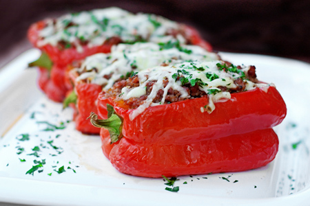 Stuffed Peppers On The Grill - Redux