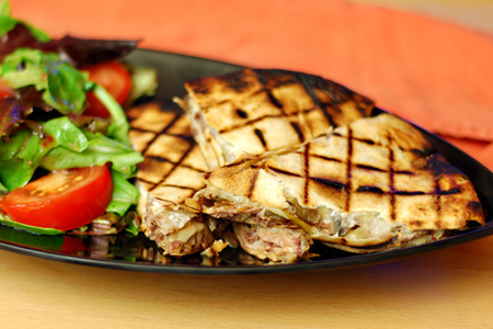 Grilled Cheese-Steak Quesadilla