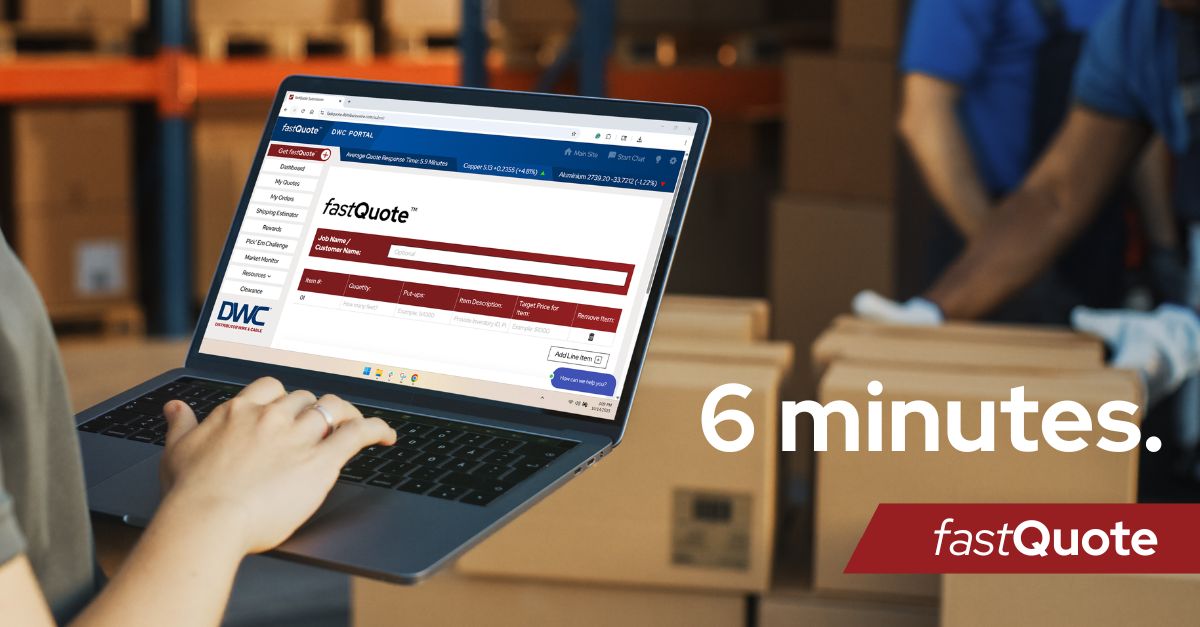 Distributor-Wire-and-Cable-fastQuote-minutes