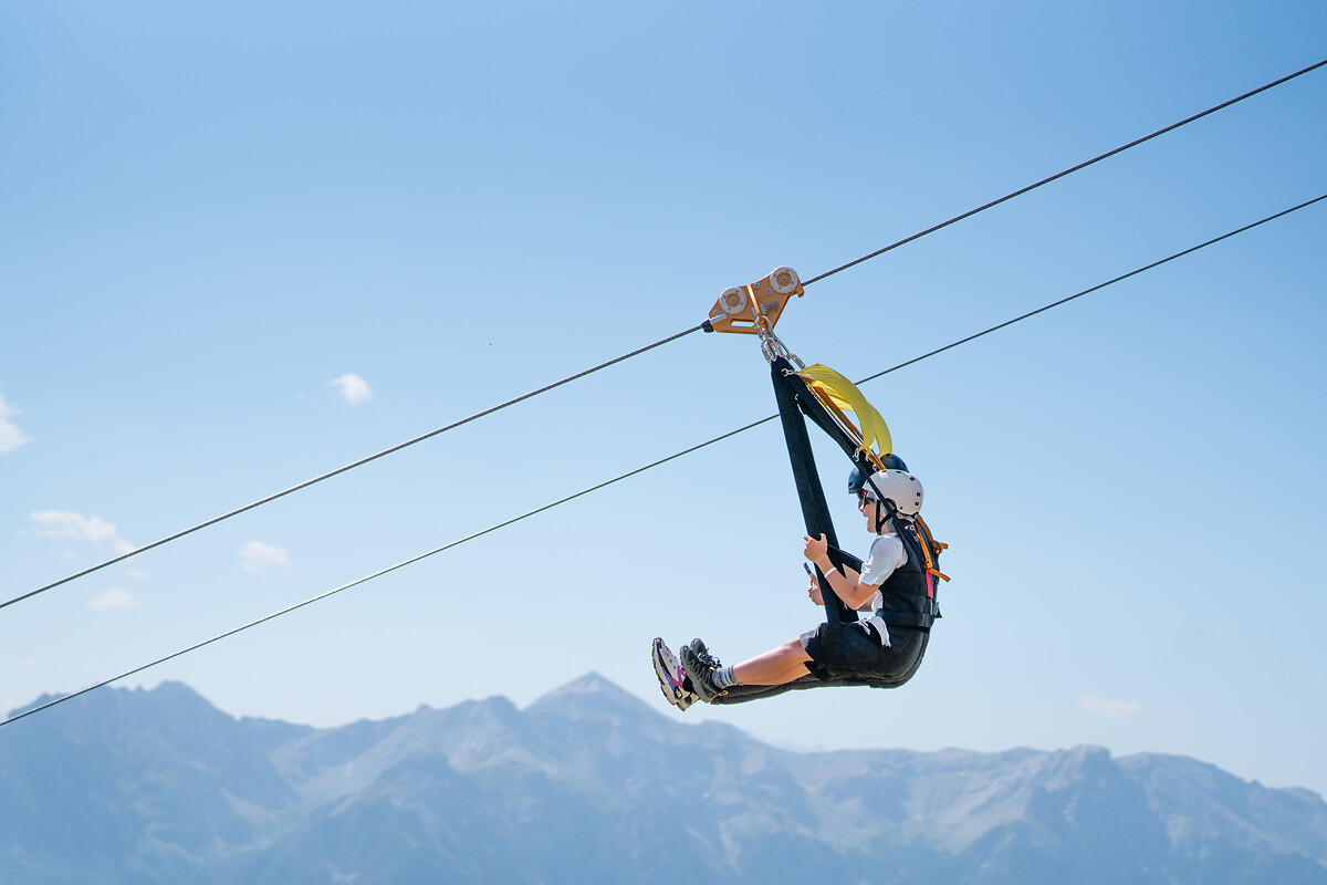 Tyrolienne géante de Serre Chevalier