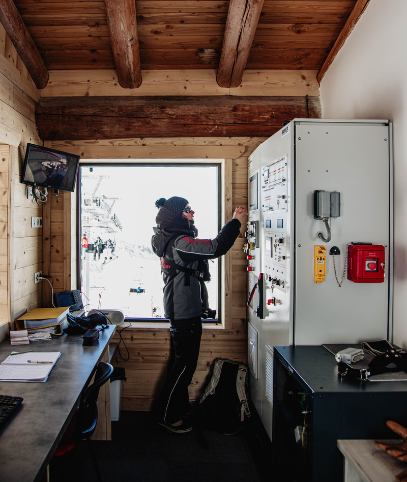 Employée - métier agent d'exploitation Agent d'exploitation dans sa cabane