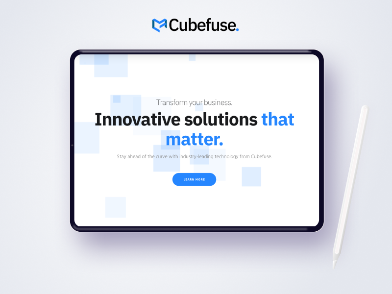 Cubefuse.io Design
