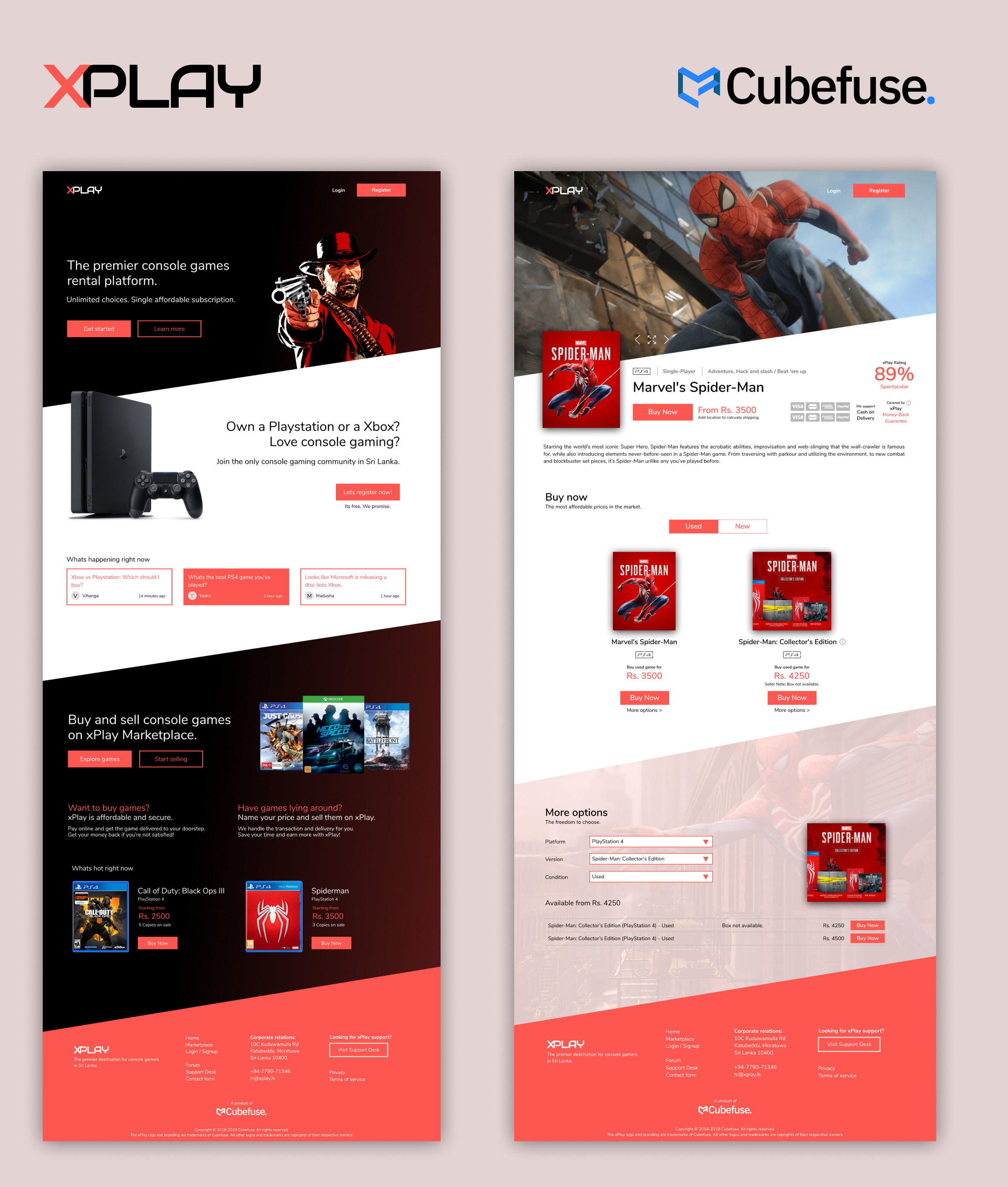 Website Design - xPlay
