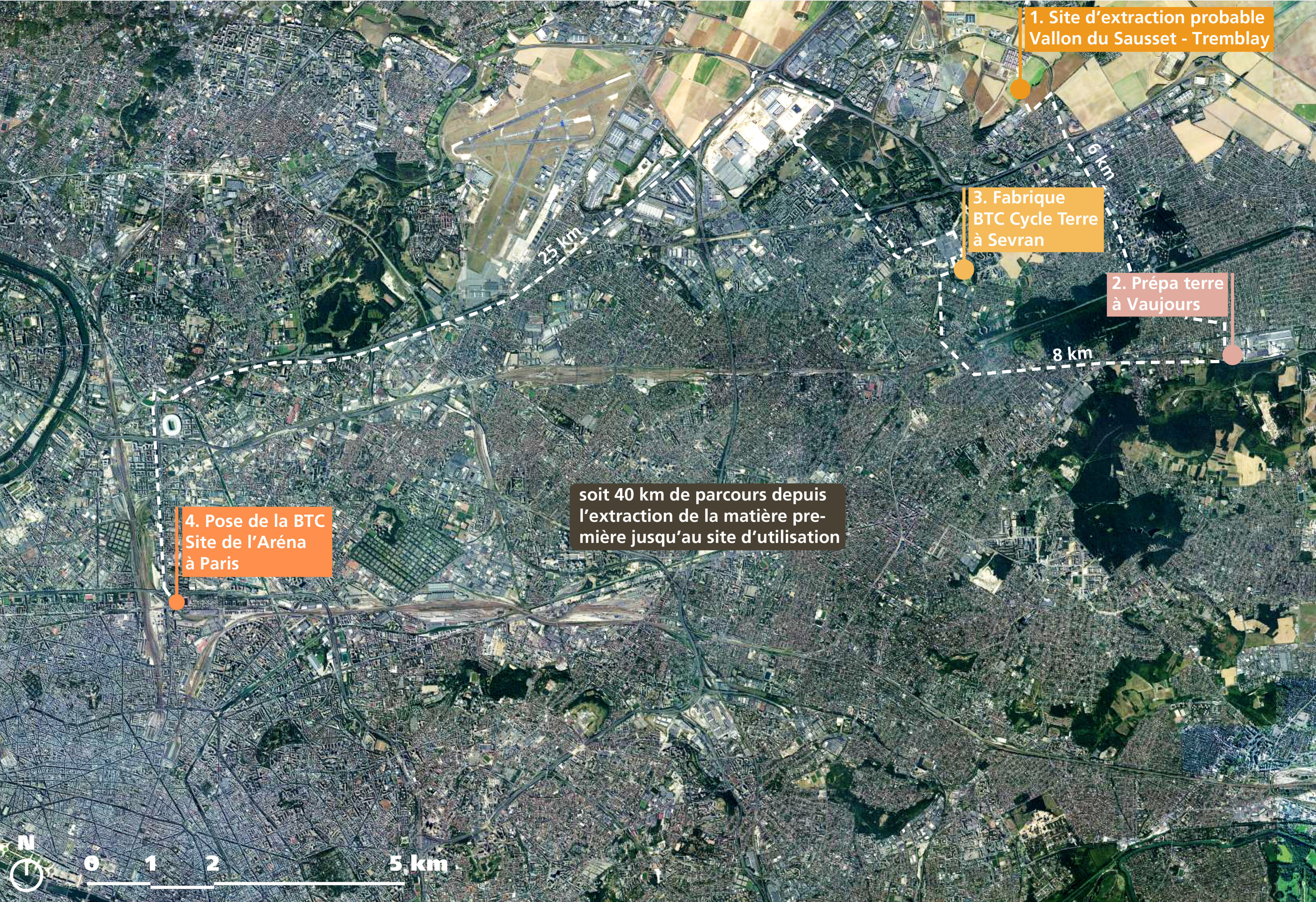 plan de situation - La terre un materiau local