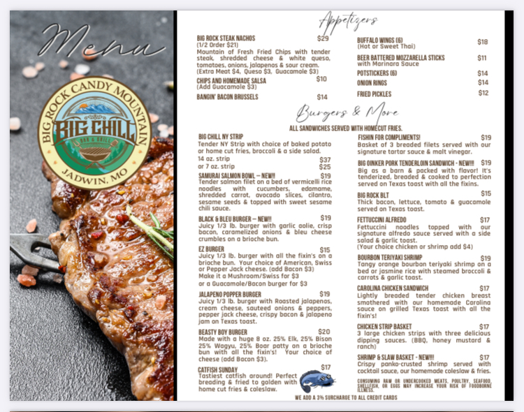 2025 Menu PG 1 