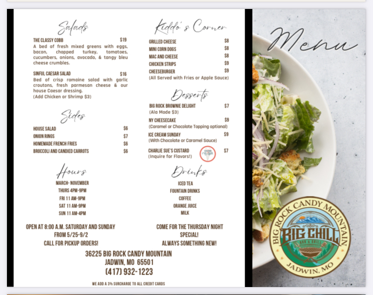 2025 Menu PG 2